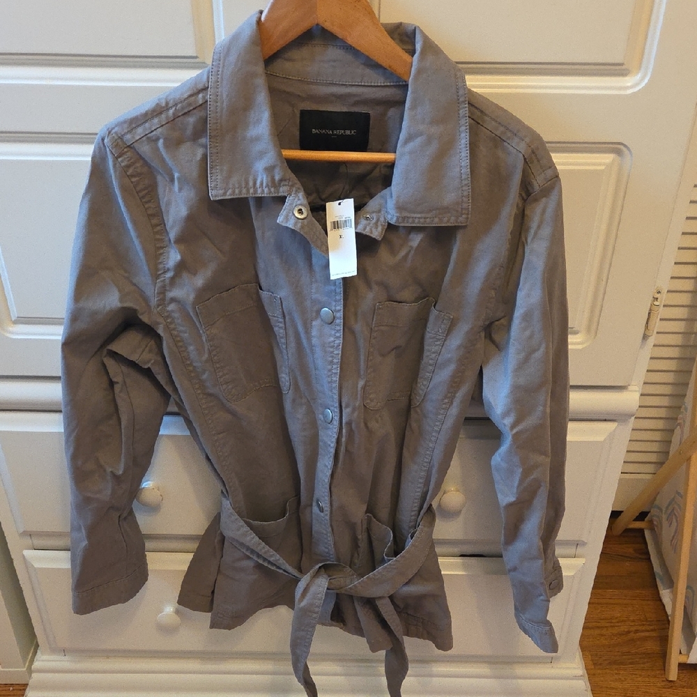 Lightweight Belted Jacket